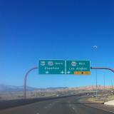 Road sign: Los Alamos, New Mexico
