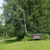 The cemetery in Talkeetna, Alaska