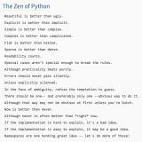 The Zen of Python