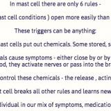 Six rules of mast cells