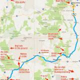 Map to Mesa, AZ
