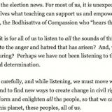 Roshi Pat Enkyo O’Hara on the 2016 U.S. Presidential election