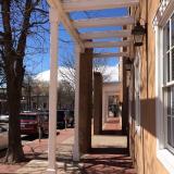 A sidewalk, somewhere in Santa Fe, New Mexico