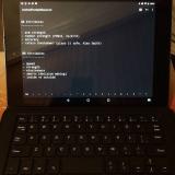 A Google Nexus 9 tablet as a laptop