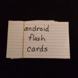 Android flash cards