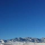 Rocky Mountains behind Boulder, Colorado