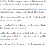 How teammates dealt with the death of Jose Fernandez