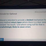 The rationale for Optional (in Java)