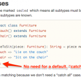 Scala sealed traits - No need for a default, catch-all case in match expression