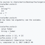 SBT errors summary plugin