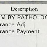 Tissue exam by pathologist