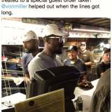 Von Miller at the Dixie Chicken