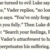 Luke Skywalker's compassion