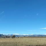A little snow in the big mountains