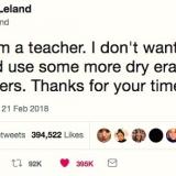 Teacher doesn't want guns, could use dry erase markers