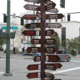 Signpost in Anchorage, Alaska
