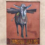Burro Alley painting (Santa Fe, New Mexico)