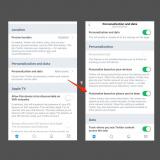 On Twitter privacy settings and personalized ads