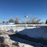 Little ice skating rink in Louisville, Colorado