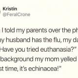 Euthanasia, echinacea, whatever