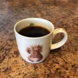 Latest favorite coffee mug (squirrel)