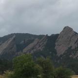 The flatirons, Boulder, Colorado