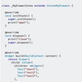 Flutter: Override widgets/components to get access to events