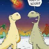 Dinosaur Make A Wish birthday card