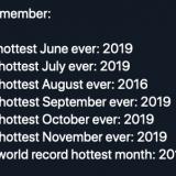 The Earth keeps getting hotter