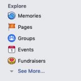 Facebook deleted the “Lists” link
