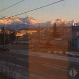 Mountains from my apartment in Palmer, Alaska