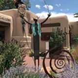 Happy New Year, 2020 (Santa Fe statue)