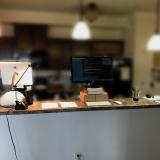My “standing up” workspace