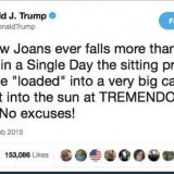 Trump says he should be loaded into a cannon and shot into the sun
