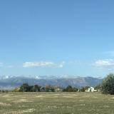 Prairie dogs and mountain ranges, Longmont, Colorado