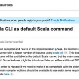scala-cli command in the process of becoming scala