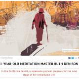 91-year-old meditation master Ruth Denison