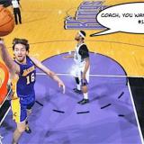 Funny basketball photo (Lakers)