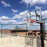 Basketball on the roof