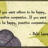 Dalai Lama quote: If you want others to be happy, practice compassion