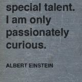 Albert Einstein: No special talent, only passionately curious