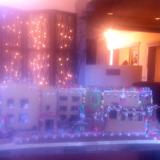 A Christmas gingerbread hotel at the Lodge at Santa Fe