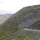 Road in the mountains, Hatcher Pass, Alaska