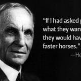 Henry Ford on faster horses