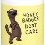 Honey badger don’t care coffee mug
