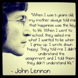 John Lennon on understanding life