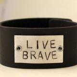 Live Brave bracelet