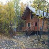 The cabin I lived in, in Talkeetna, Alaska.