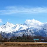 Mountain range in Palmer, Alaska