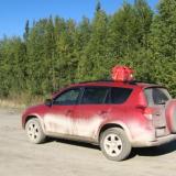 The RAV4 on the Dalton Highway, Alaska (Coldfoot)